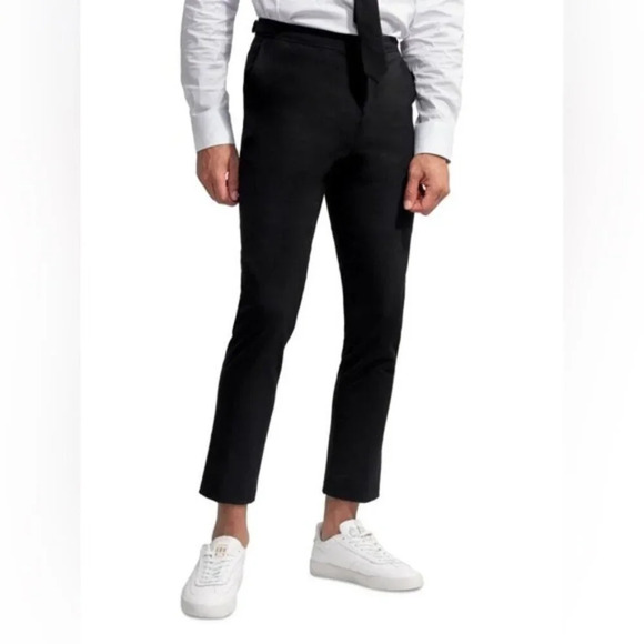 NWT D. RT Cannen Solid Slim Fit Crop Pants Sz 3 (28") - Picture 1 of 16